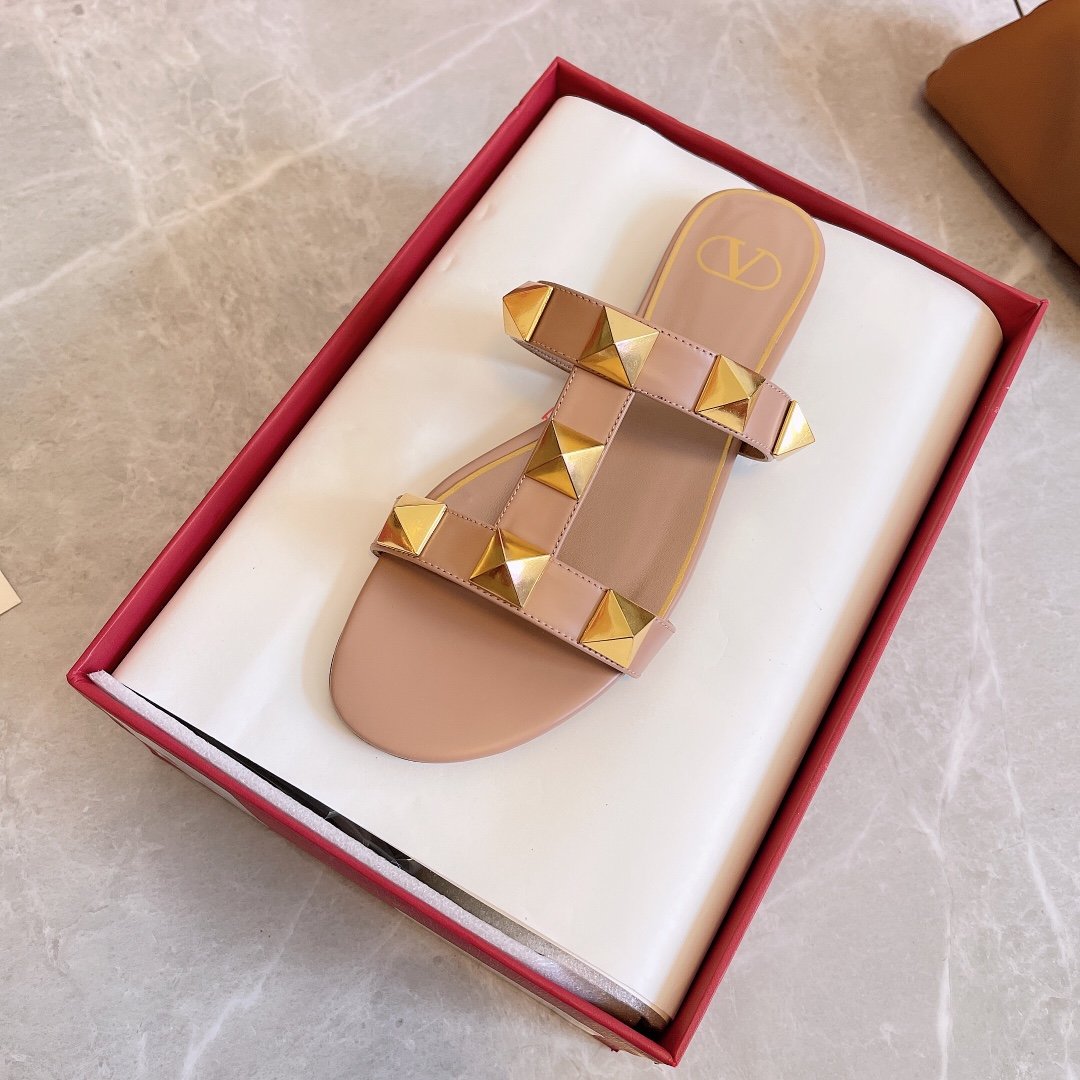 Roman Stud Slide Sandals - 5 Colours