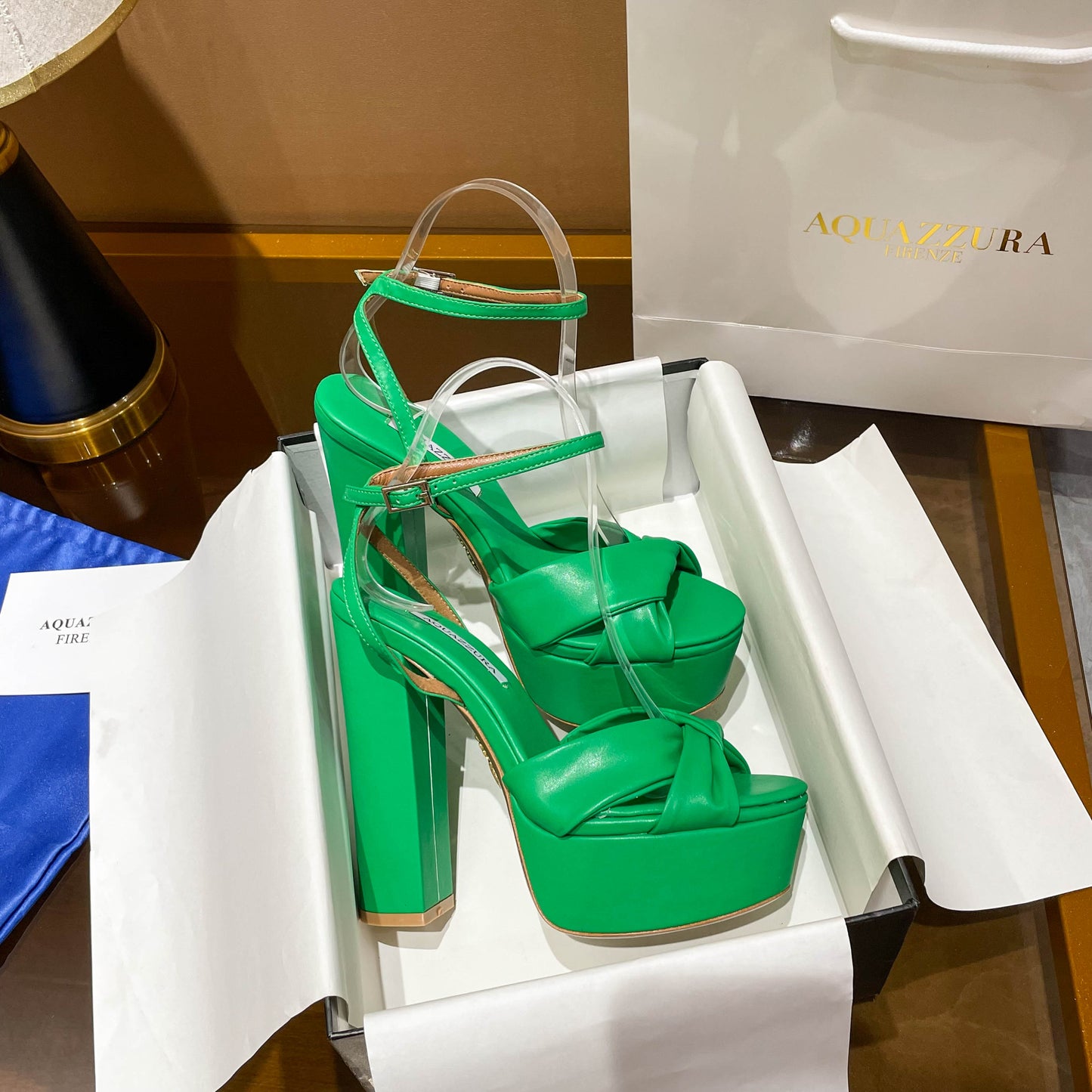 Twist Platform Heels - 4 Colours