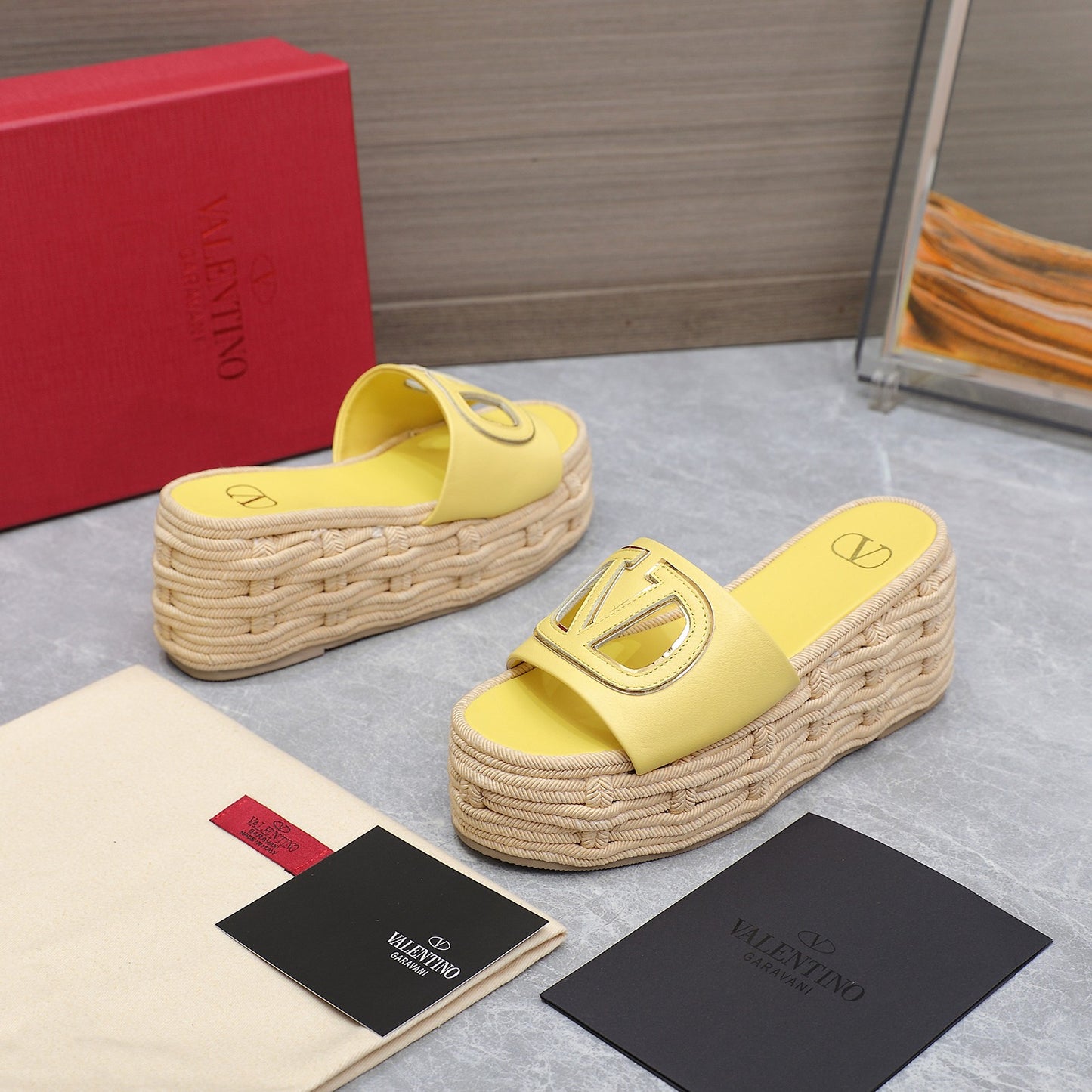 VLogo Wedge Sandals - 5 Colours