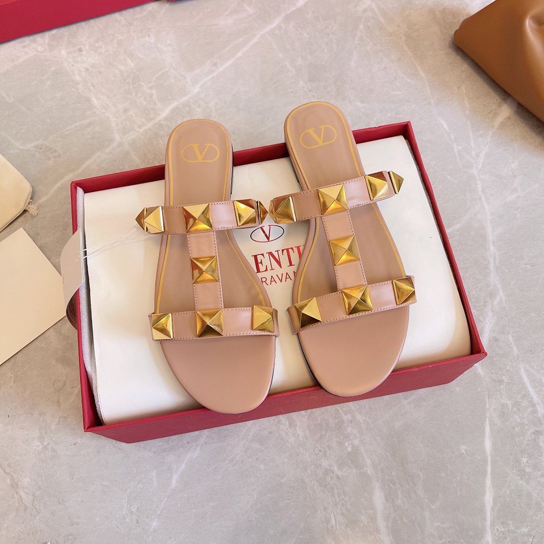 Roman Stud Slide Sandals - 5 Colours