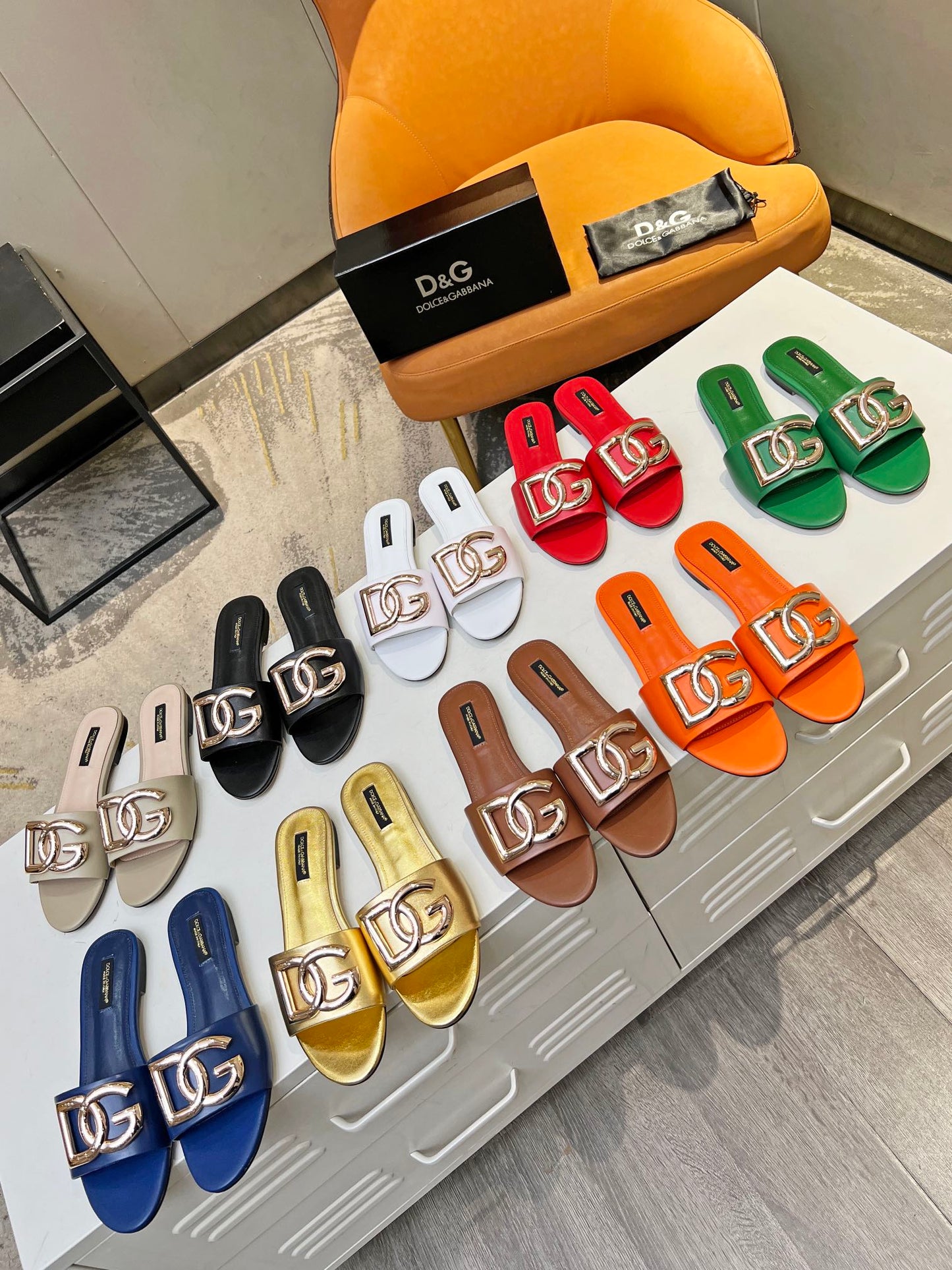 DG Leather Flats - 6 Colours