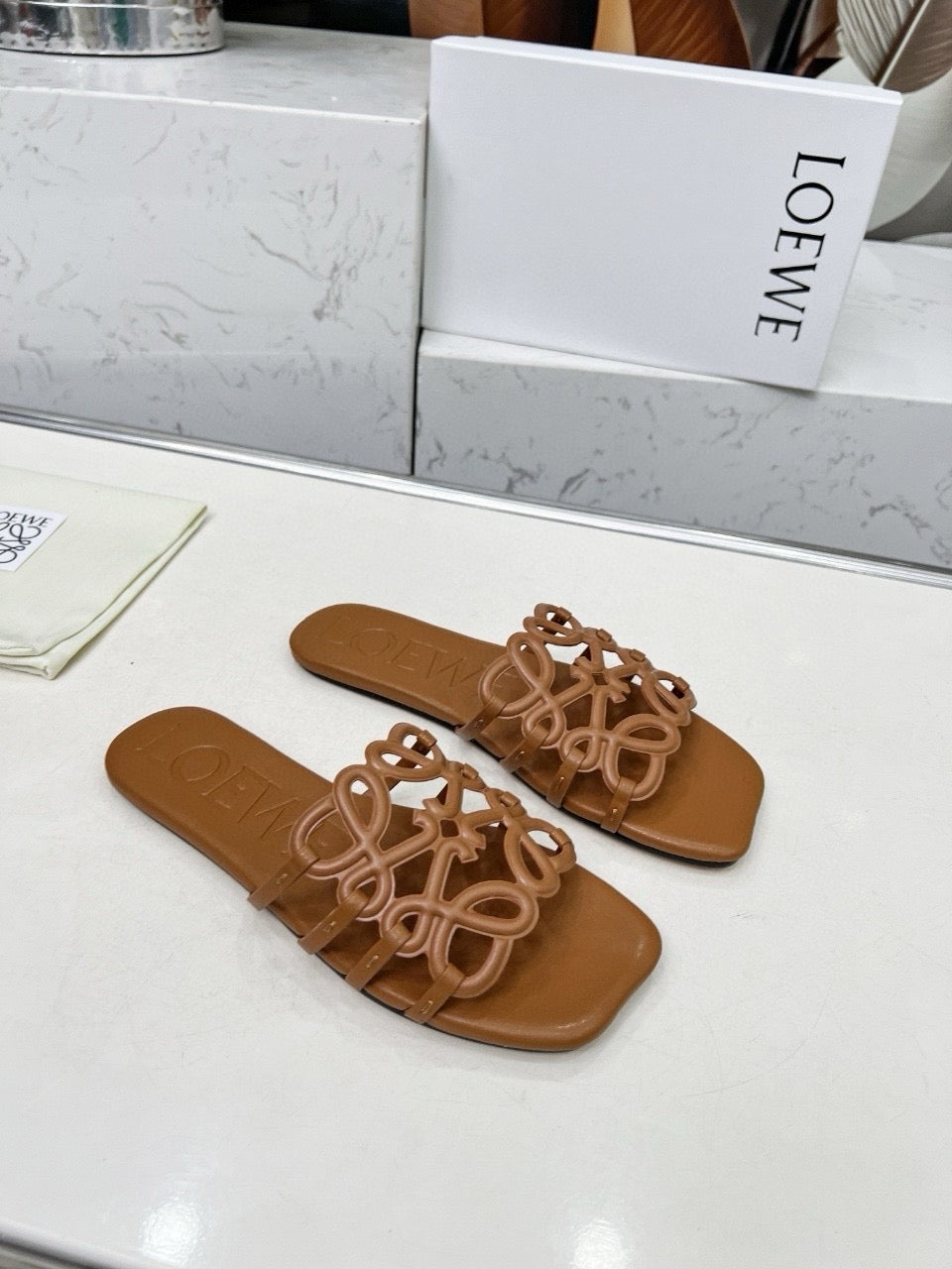 Patel Anagram Flat Sandals - 7 Colours