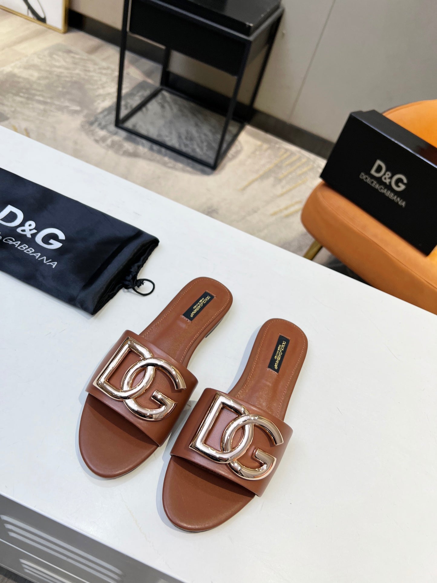 DG Leather Flats - 6 Colours