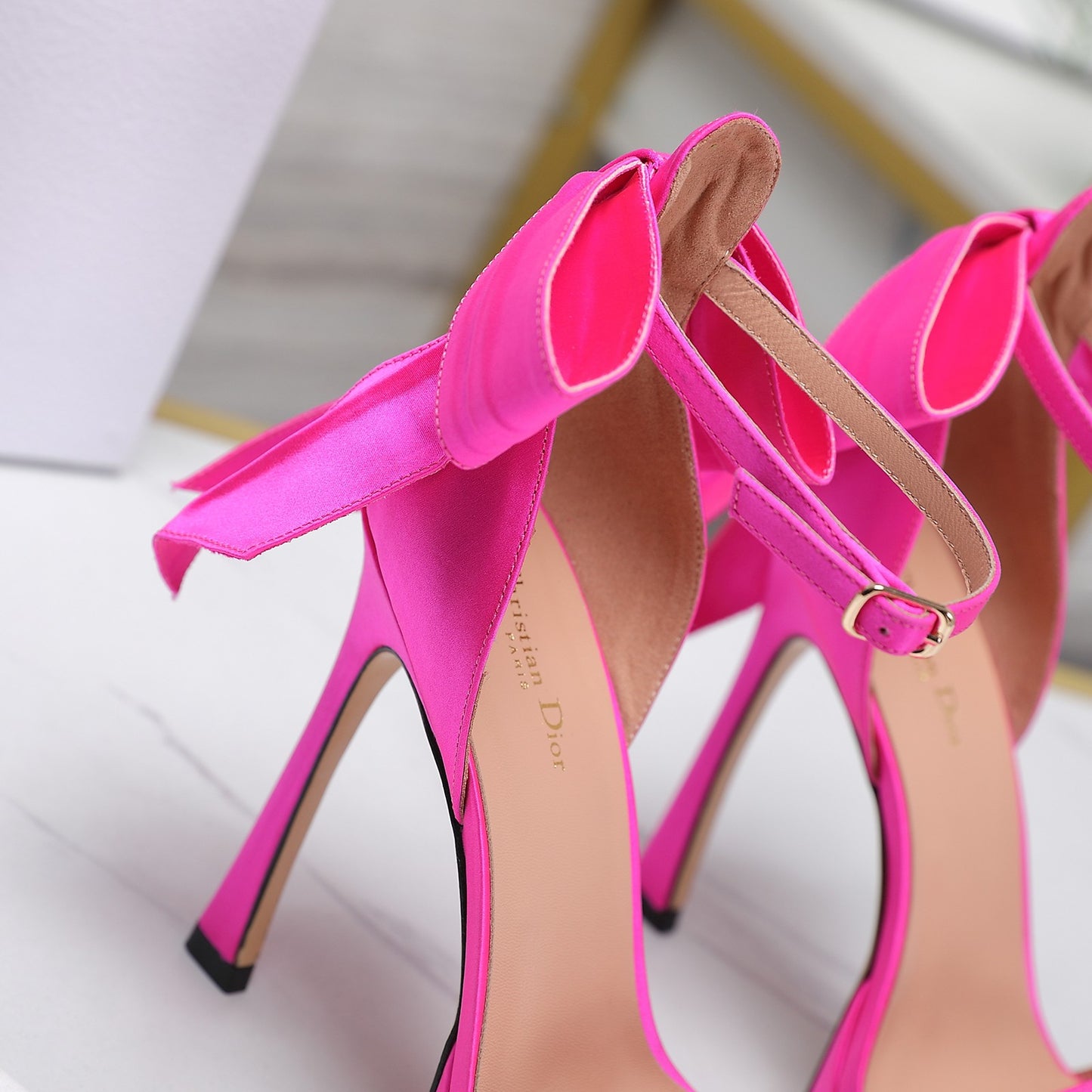 Mile Satin Heels - 5 Colours