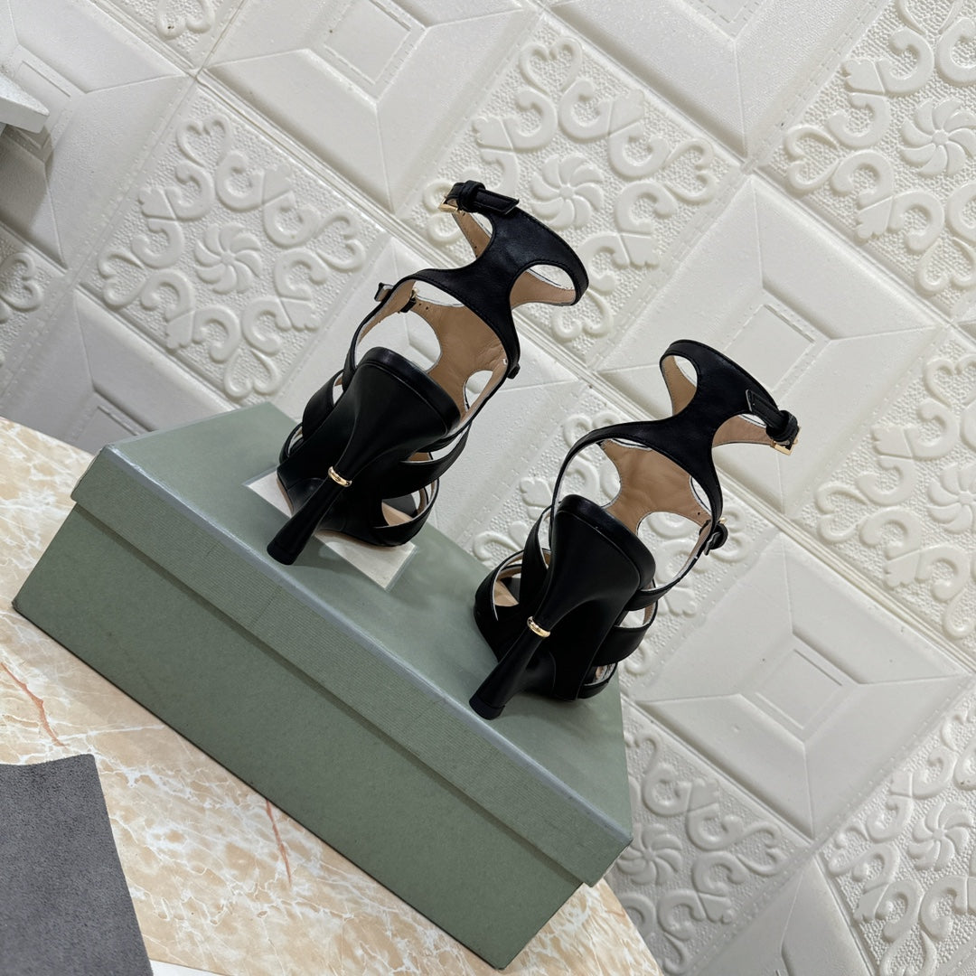 Paradis Cutout Wedge Sandals - 3 Colours
