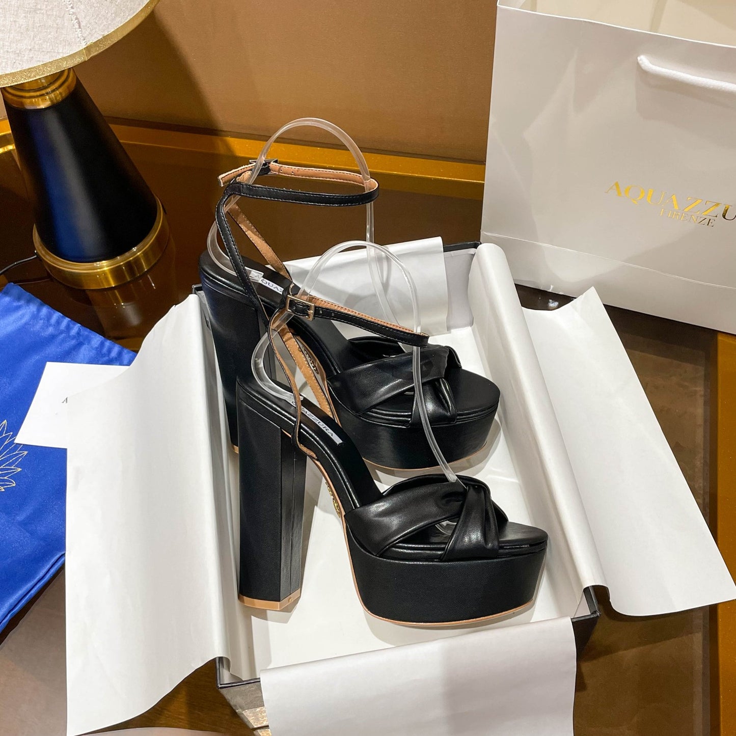 Twist Platform Heels - 4 Colours