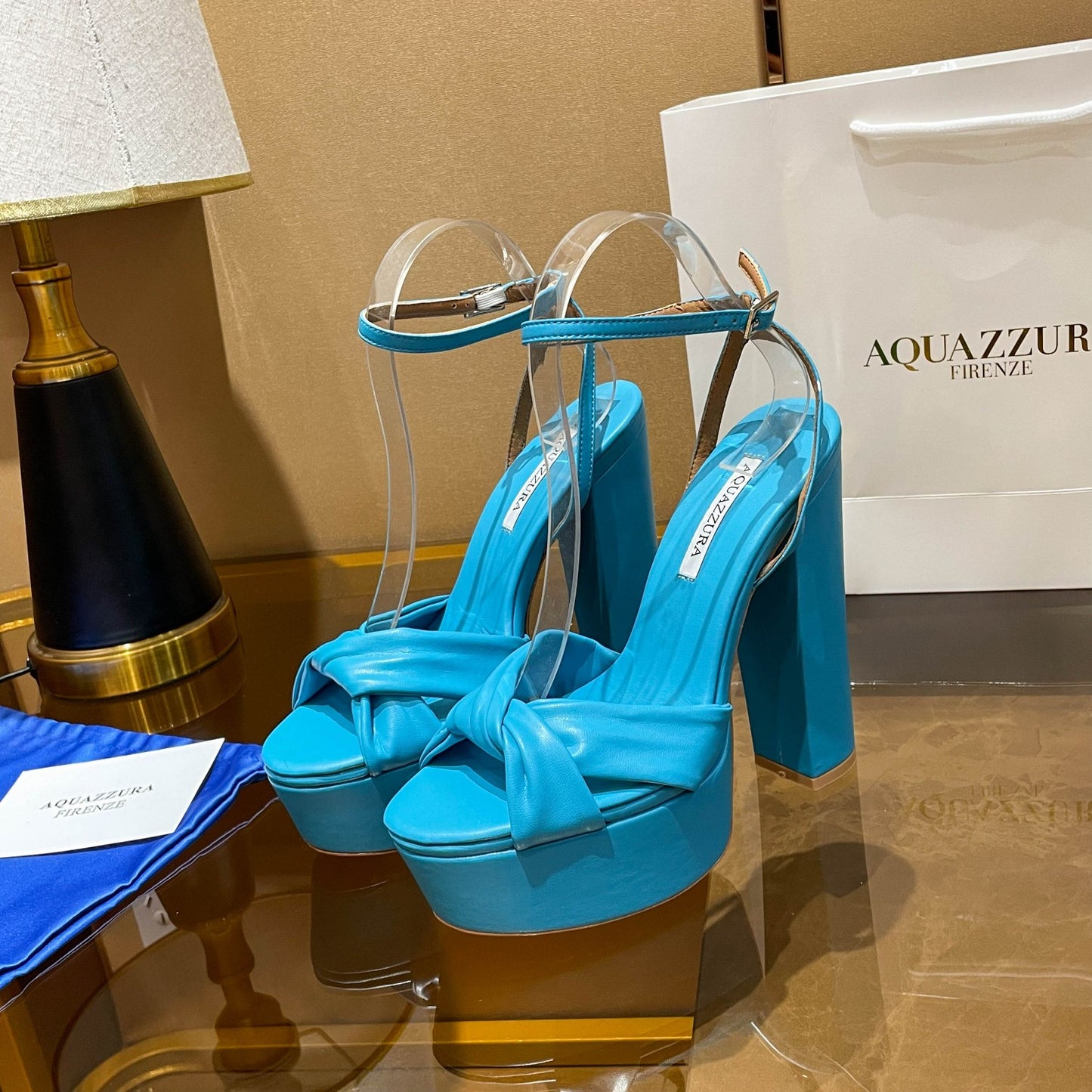Twist Platform Heels - 4 Colours