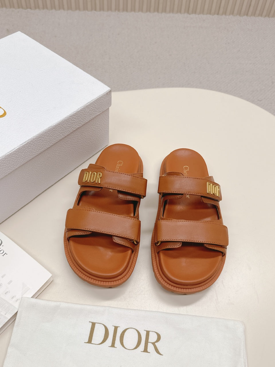 Dioract Double Strap Flat Sandals - 5 Colours