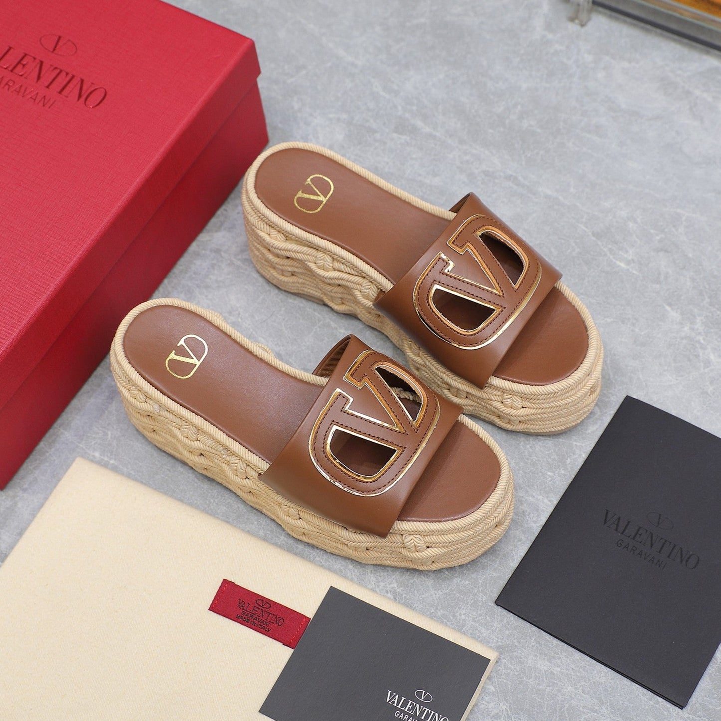 VLogo Wedge Sandals - 5 Colours