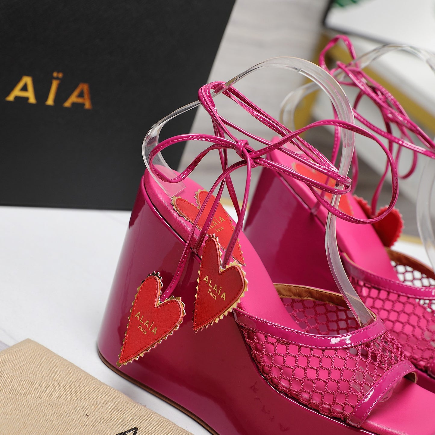 Riviera Lace Up Wedge - 5 Colours