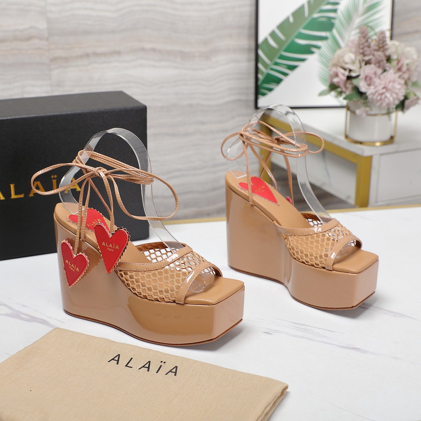 Riviera Lace Up Wedge - 5 Colours
