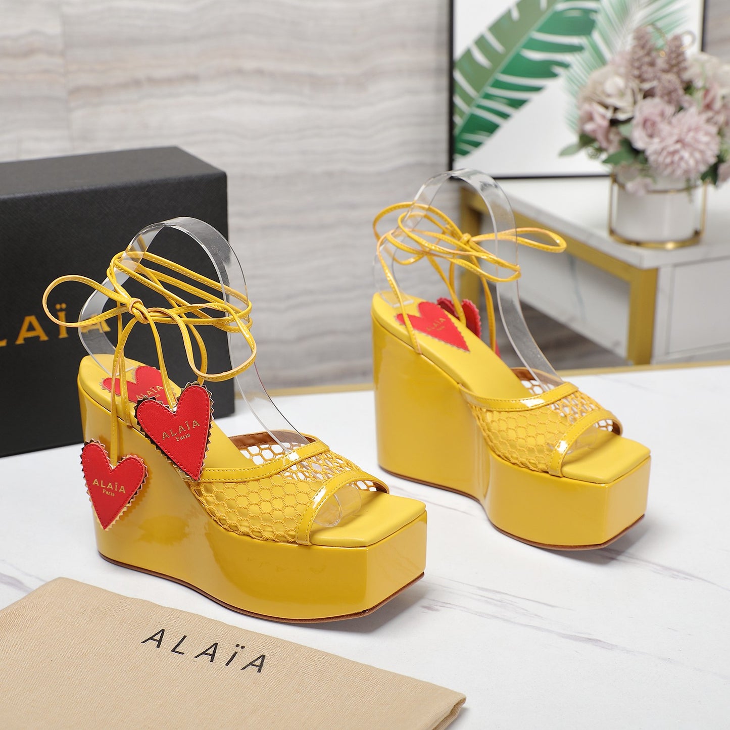 Riviera Lace Up Wedge - 5 Colours