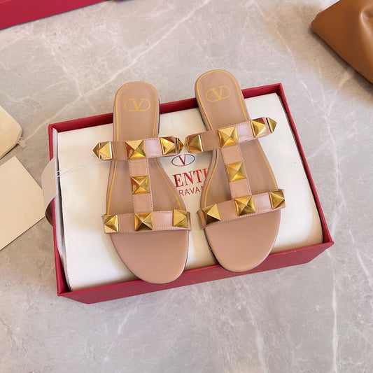 Roman Stud Slide Sandals - 5 Colours