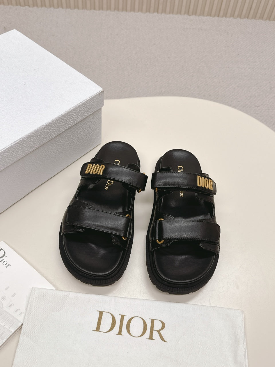 Dioract Double Strap Flat Sandals - 5 Colours