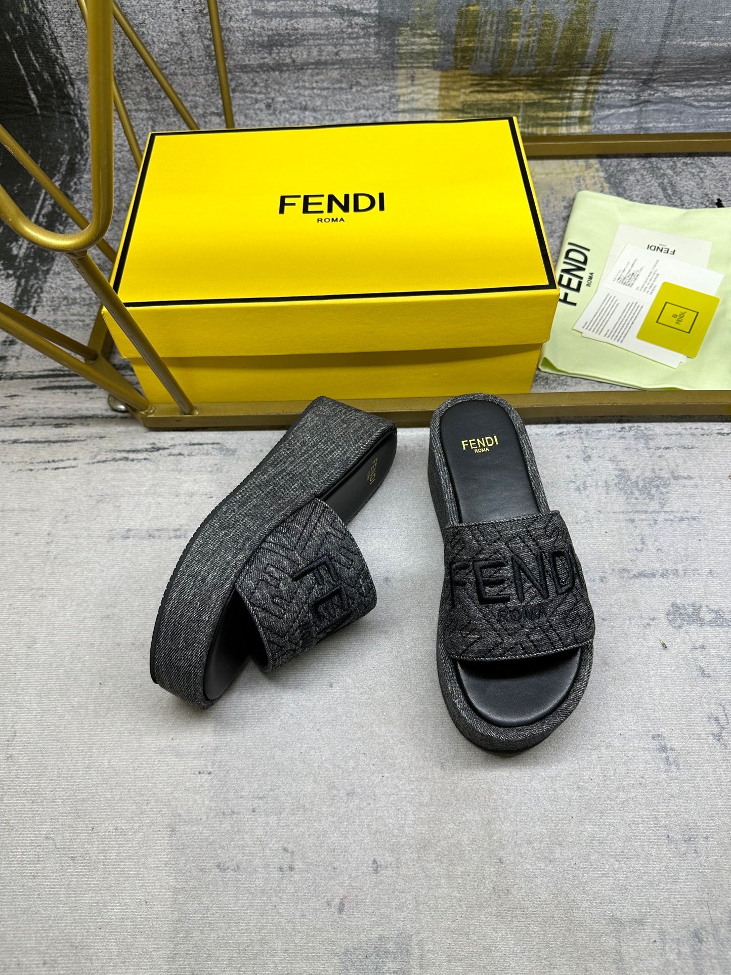 Sunshine Platform Slide Sandals - 4 Colours