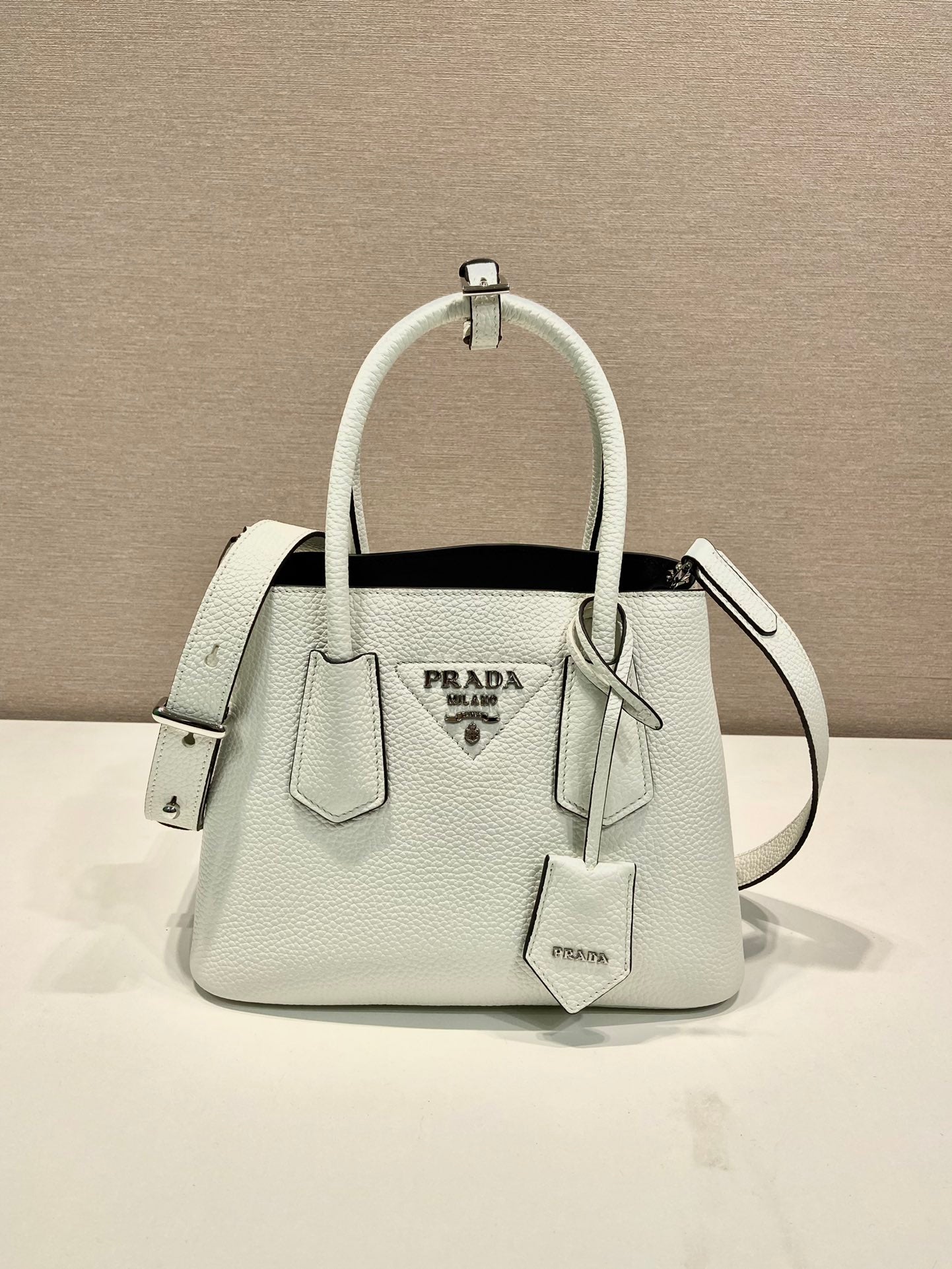 Double Saffiano Mini Tote Bag - 2 Colours