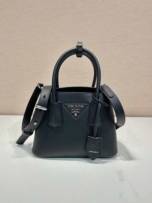 Double Saffiano Mini Tote Bag - 2 Colours