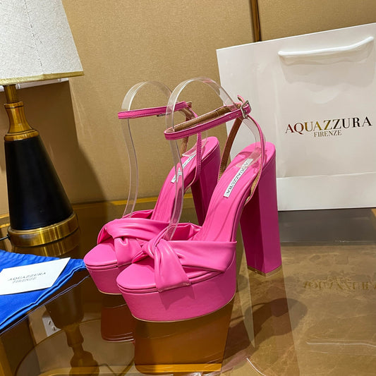 Twist Platform Heels - 4 Colours